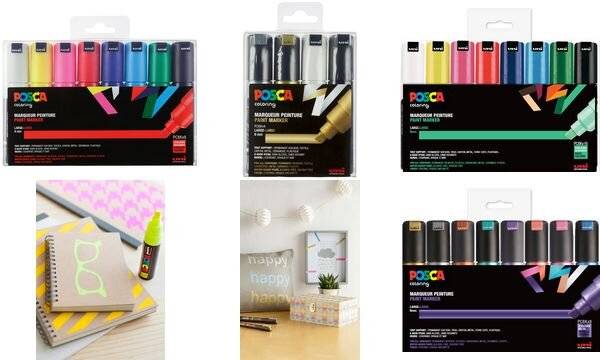 POSCA Pigmentmarker PC-8K, 8er Etui, farbig sortiert (5654047)-0