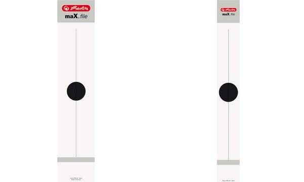 herlitz Ordnerrücken-Etikett maX.file, für Hängeordner - 10834232 - 1 Stück-1