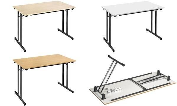 SODEMATUB Klapptisch TPMU128GN, 1.200 x 800 mm, grau/schwarz (71220157)-1