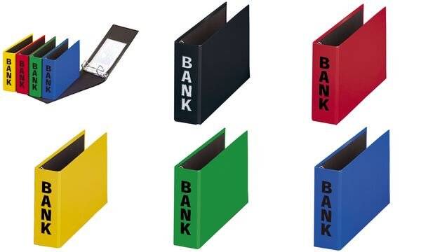 PAGNA Bankordner "Basic Colours", für Kontoauszüge, sortiert (64080100)-0