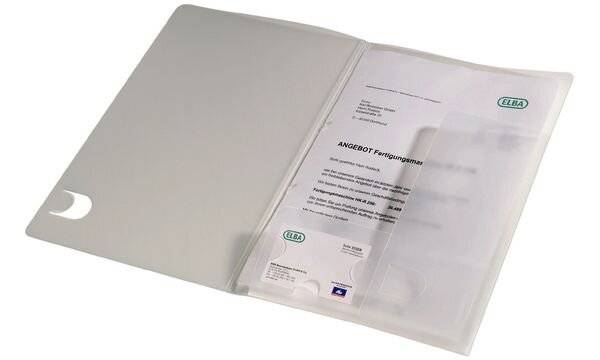 Angebotsmappe image basic DIN A4 farblos tr-2