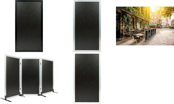 Securit Kreidetafel MULTIBOARD, schwarz-1