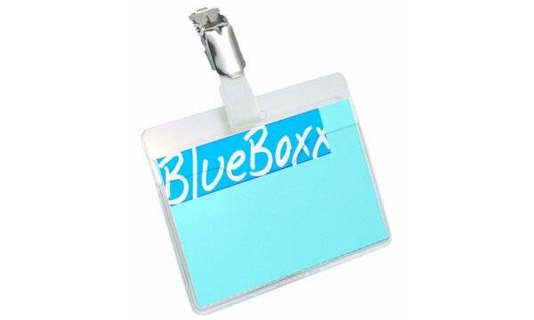 DURABLE - Namensschildhalterung - für 90 x 60 mm - Clip - durchsichtig (Packung mit 5)-2