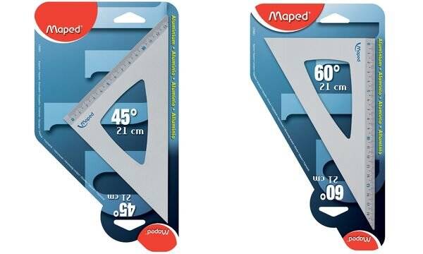 Maped Zeichendreieck 45 Grad, aus Aluminium-2