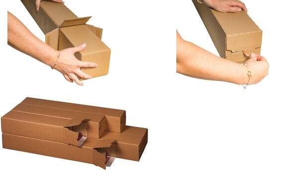 smartboxpro Versandhülse, für DIN A0 Formate, SK, braun (71600424)