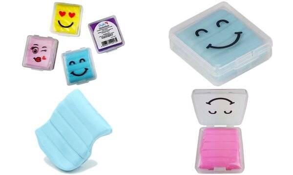 Knetradierer Smiley bunt sortiert-4