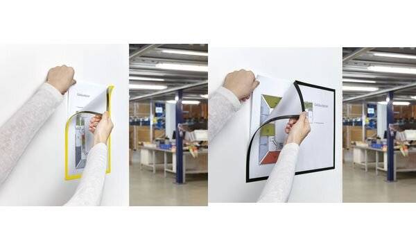 Magnetrahmen DIN A4 blau magnethaftend 5St./VE MAGNETOPLAN