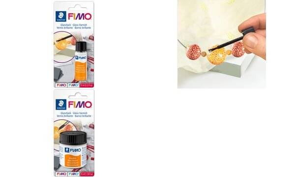 Glanzlack Fimo auf Wasserbasis Glasfläschen 10ml-2