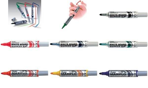 Whiteboardmarker Maxiflo 2,5mm Rundspitze violett-1