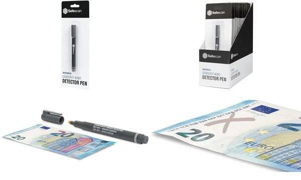 Safescan Falschgeld-Prüfstift Safescan 30, 10er Display (71200017)-2