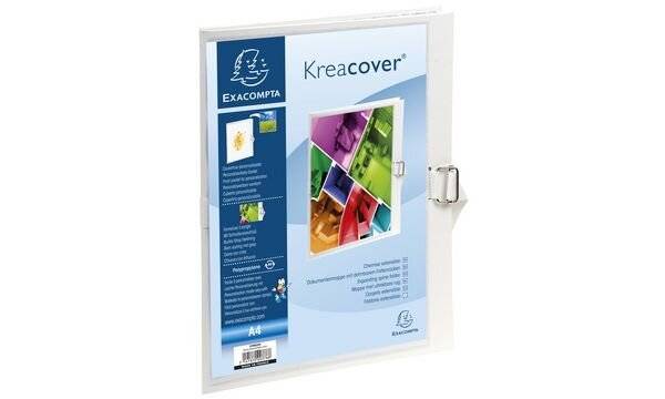 EXACOMPTA Dokumentenmappe Kreacover, DIN A4, weiß-2
