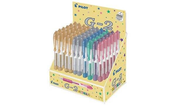 PILOT Gelschreiber G2 07 METALLIC, 60er Display-1