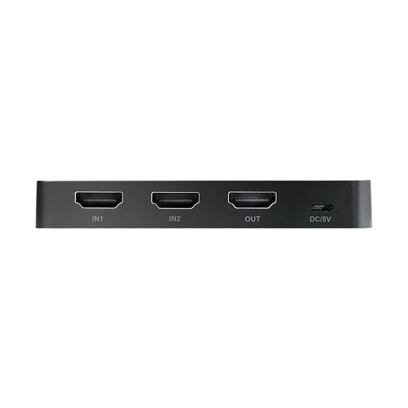 LogiLink HDMI-Switch, 2x1-Port, 8K/60 Hz, HDCP, HDR, VRR, CEC-3