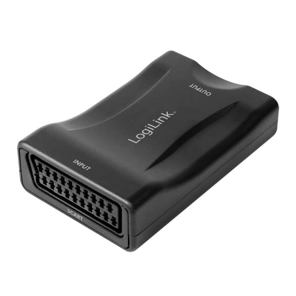 Logilink Video converter, Scart/F to HDMI-A/F, 1080p, black Kabel & Adapter