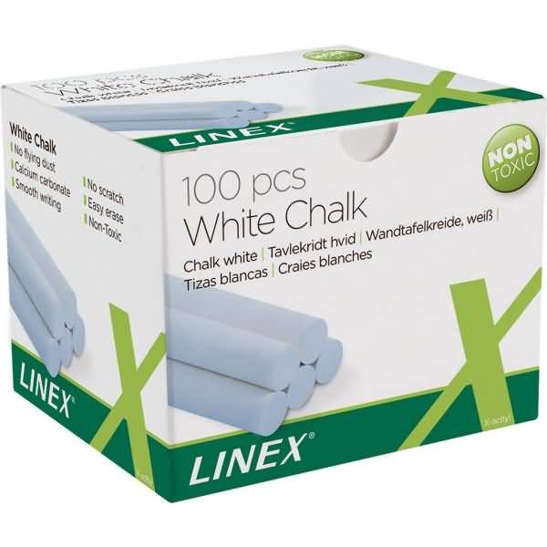 Tafelkreide rund weiß VE=100 Stück