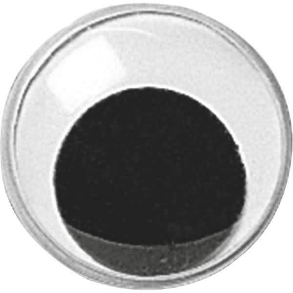 Wackelaugen 40mm schwarz/weiß VE=10 Stück-0