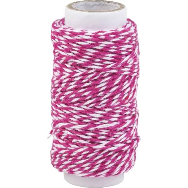 Dekoschnur pink 1mmx20m-1
