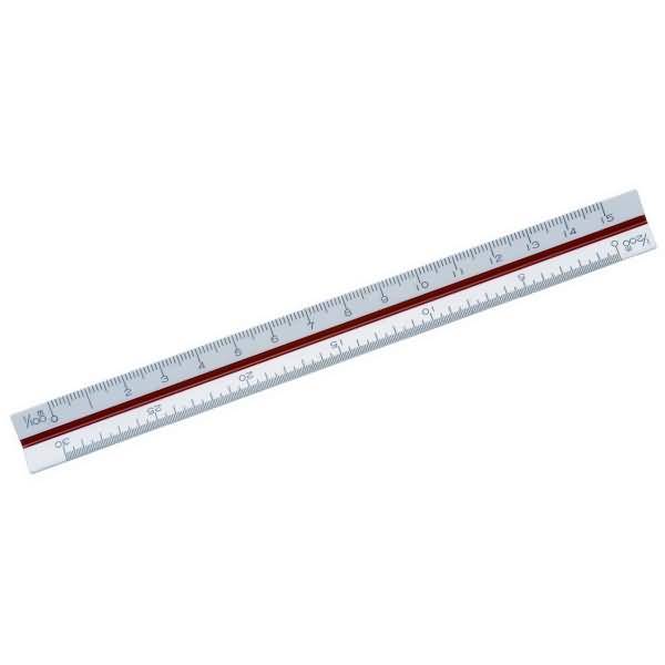 Dreikantmaßstab 347 15cm weiß