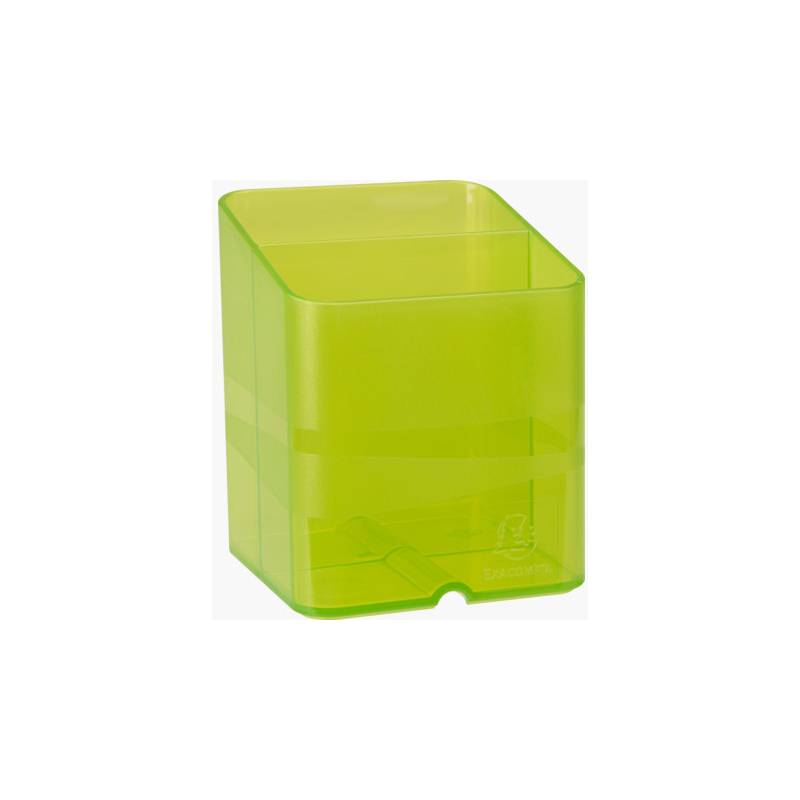 EXACOMPTA Stifteköcher PEN-CUBE, 2 Fächer, apfelgrün (8702851)-0