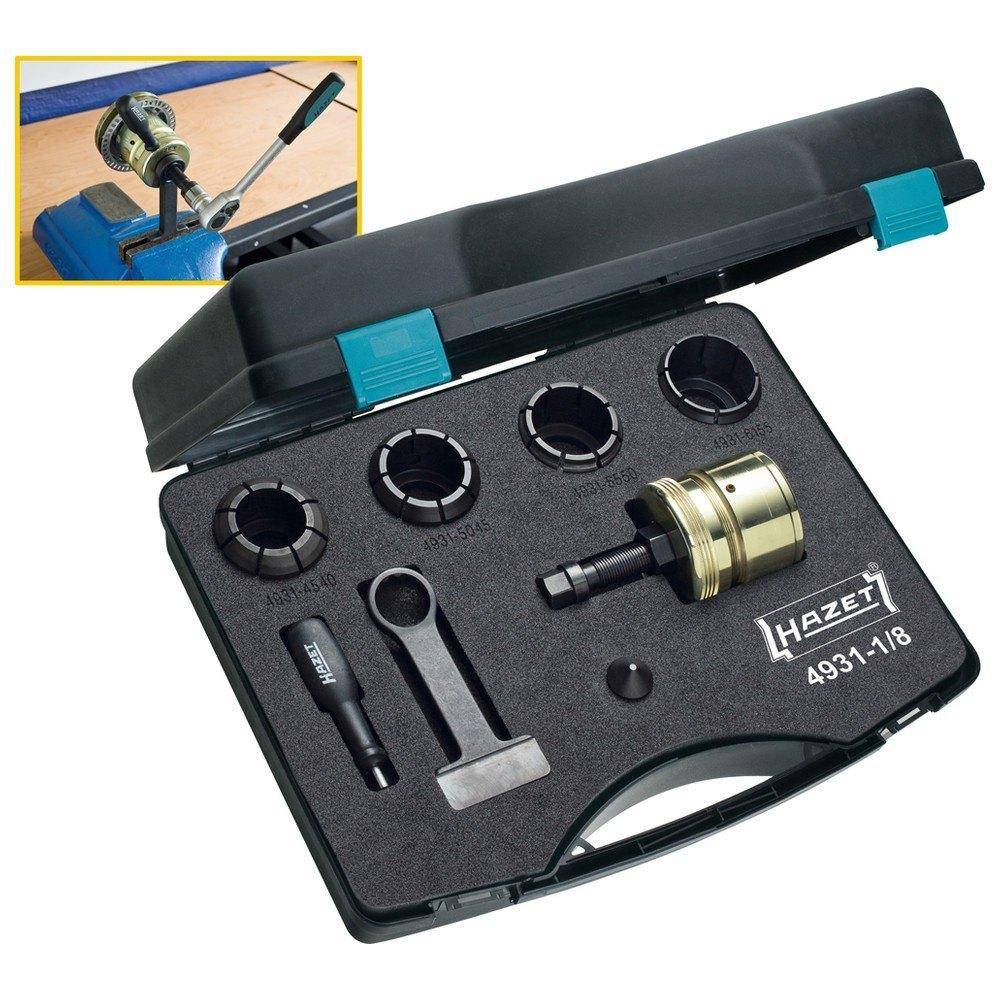 HAZET Lager-Innenring Abzieher Satz 4931-1/8 ∙ Anzahl Werkzeuge: 8-1