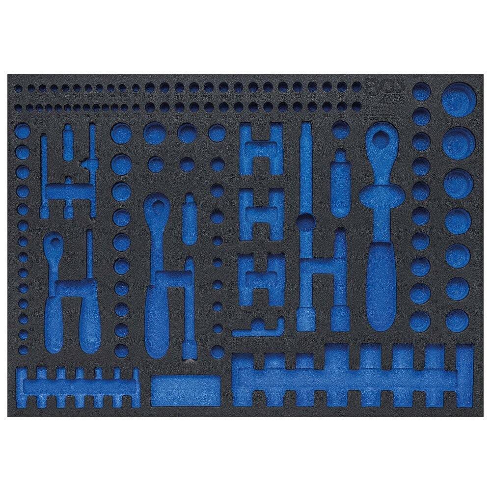 BGS 4036-1 Werkstattwageneinlage 3/3, leer, für Ar t. 4036-1