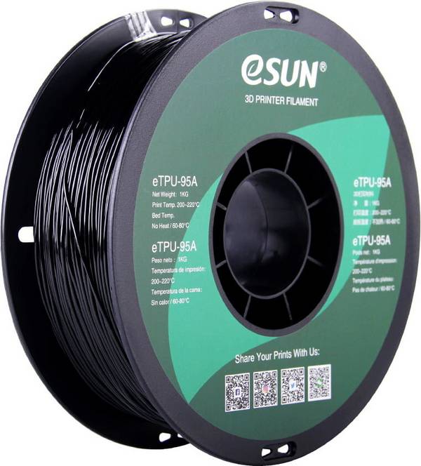 eSUN TPU-95A Black, 1,75 mm / 1000 g