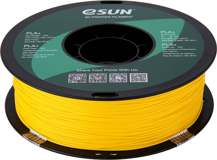 Esun PLA+ 1.75mm YELLOW 1kg-0