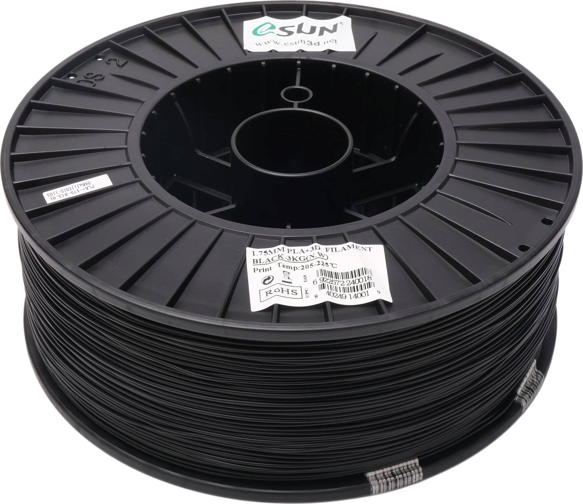 eSUN PLA+ Black - 1,75 mm / 3000 g-0