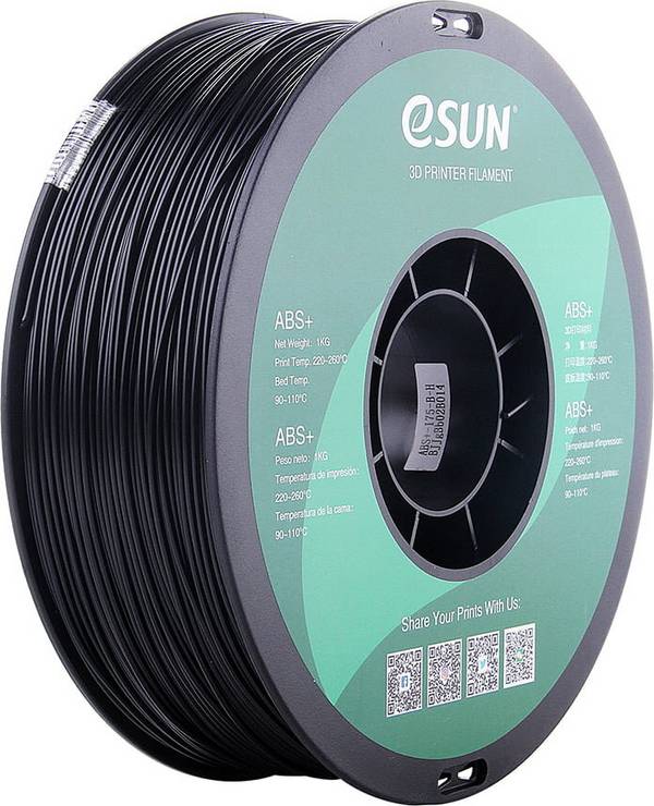 eSUN ABS+ Black - 1,75 mm / 1000 g