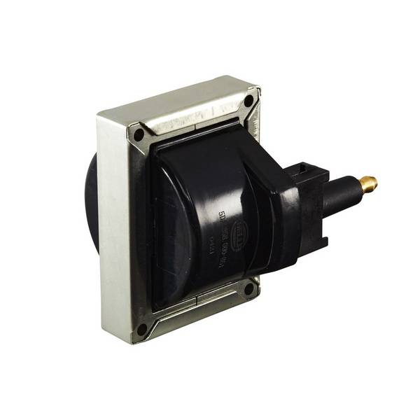 HELLA 5DA 358 000-851 Zündspule - 12V - 3-polig - Verteilerzündspule - geschraubt