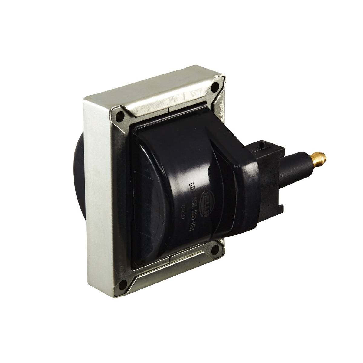 HELLA 5DA 358 000-851 Zündspule - 12V - 3-polig - Verteilerzündspule - geschraubt-0