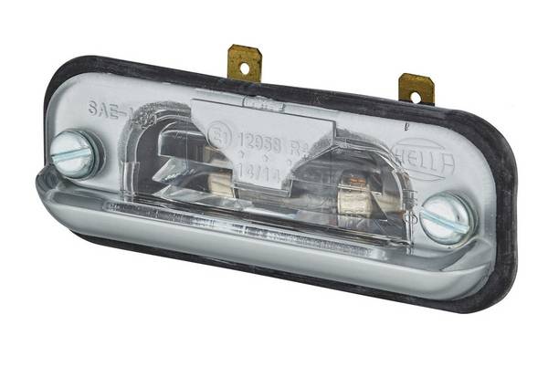 Kennzeichenleuchte rechts 12 V C5W Halogen glasklar HELLA für u.a. HYMER