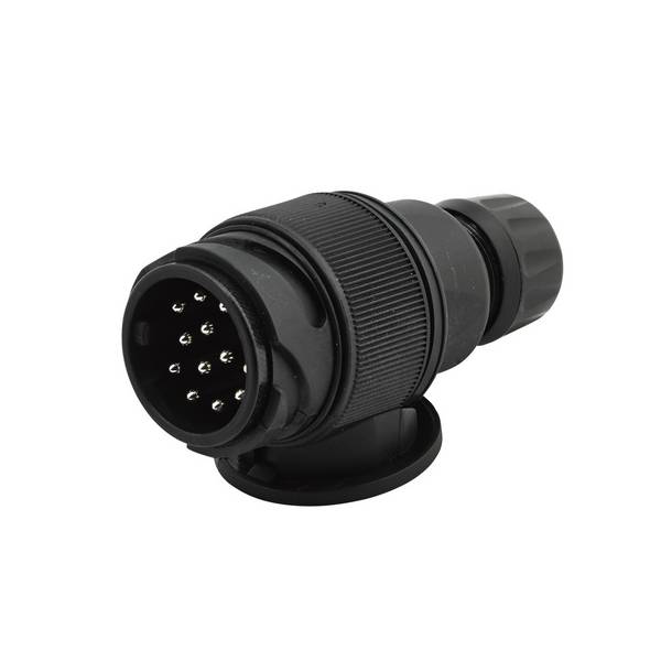 Stecker Schraubkontakt 12 V 13-polig 11446 N-Typ HELLA für u.a. AEBI