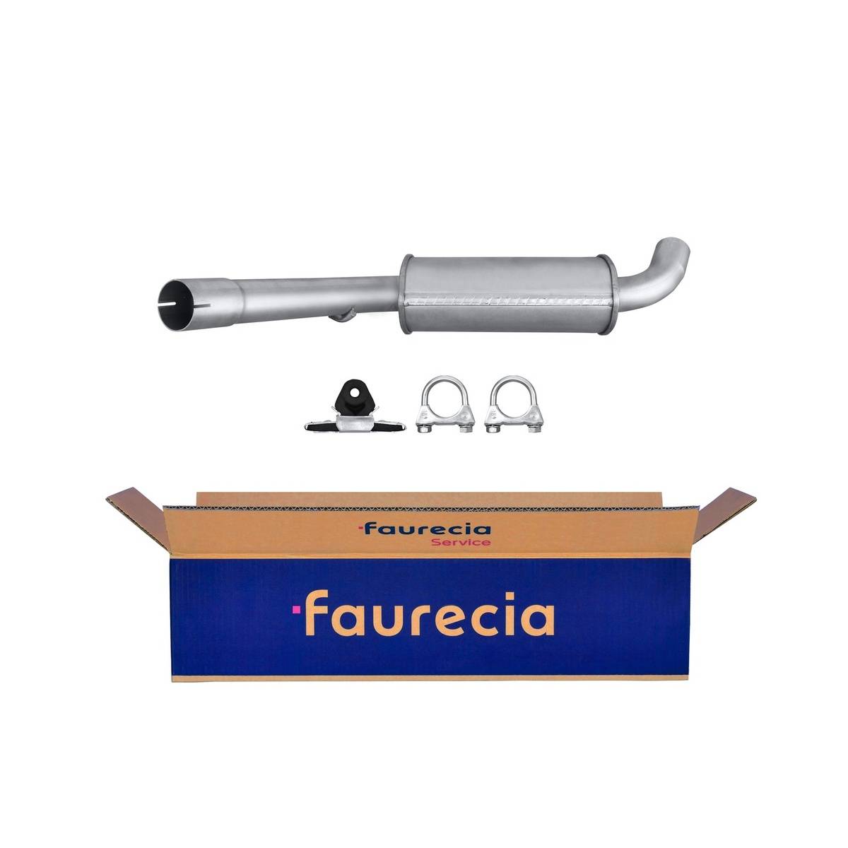 Mittelschalldämpfer FAURECIA IAM-Expertise passend für u.a. VW PASSAT-0