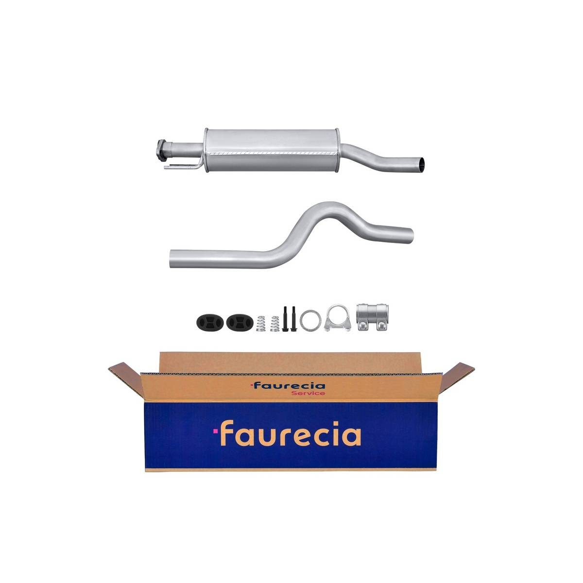 Mittelschalldämpfer FAURECIA IAM-Expertise passend für u.a. OPEL ASTRA-0