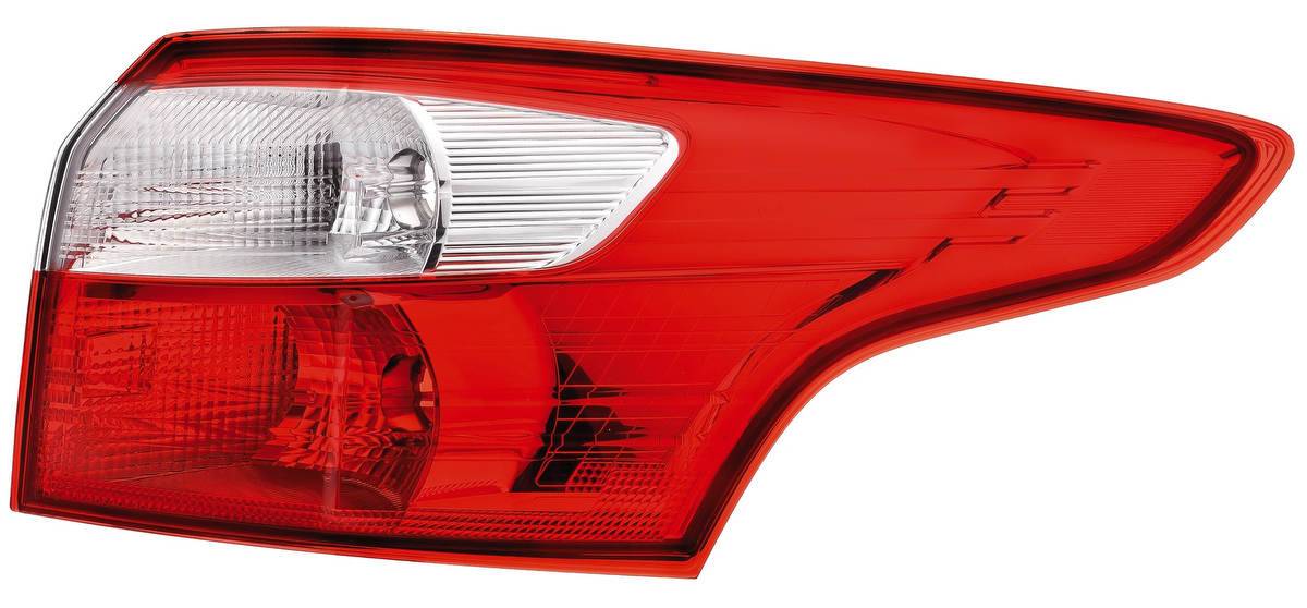 Rückleuchte rechts 12 V W5W Glühlampen-Technologie HELLA für u.a. FORD FOCUS-0