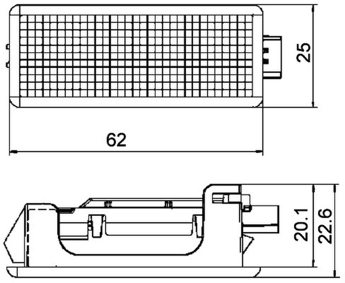 HELLA 2XT 010 622-101 Einstiegleuchte - 12V-0