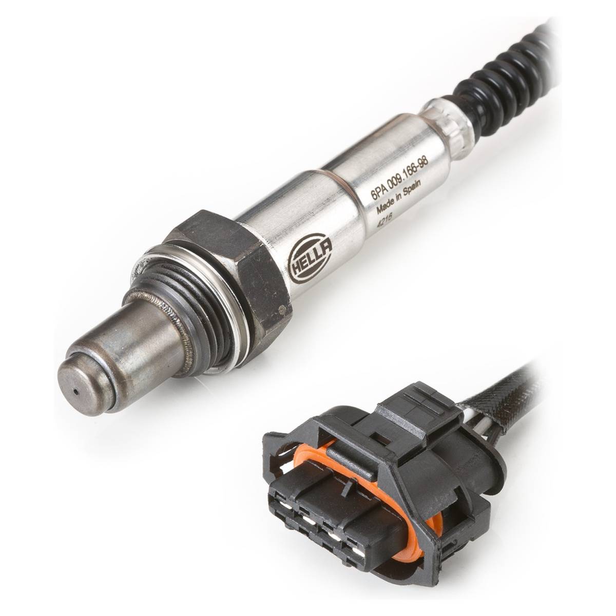 Lambdasonde Regelsonde 4-polig 570 mm Kabel HELLA für u.a. OPEL ASTRA-0