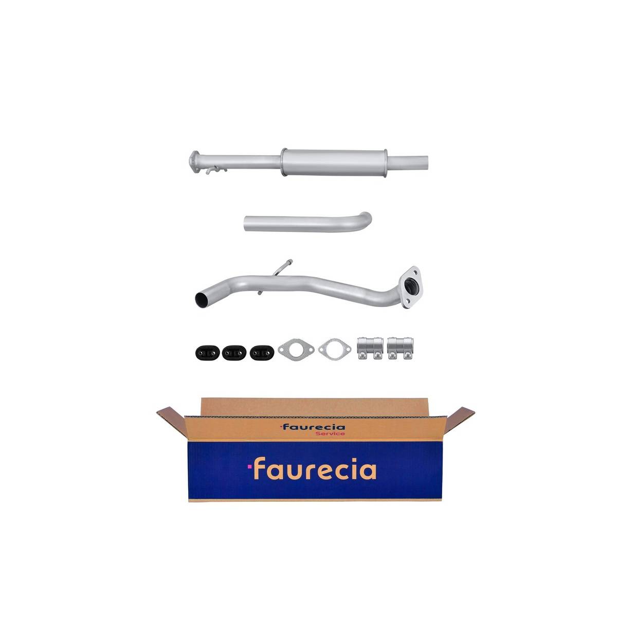 Vorschalldämpfer FAURECIA IAM-Expertise für u.a. HYUNDAI ACCENT-0