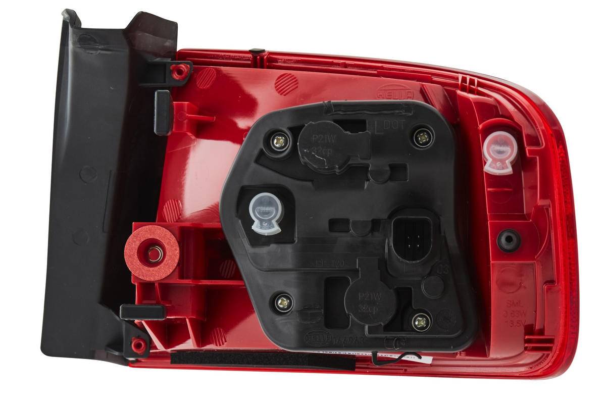 Rückleuchte links 12 V P21W Glühlampen-Technologie HELLA für u.a. AUDI A4-1