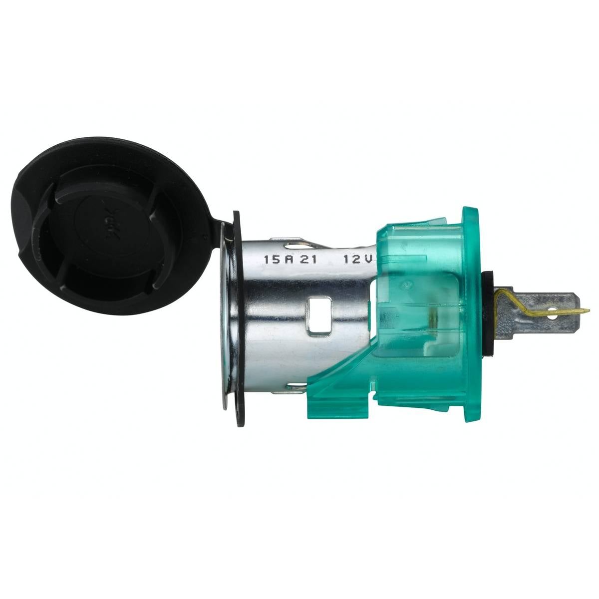 HELLA 8JB 008 023-001 Steckdose - 24V - Einbau - Stecker: Flachstecker - grün-2