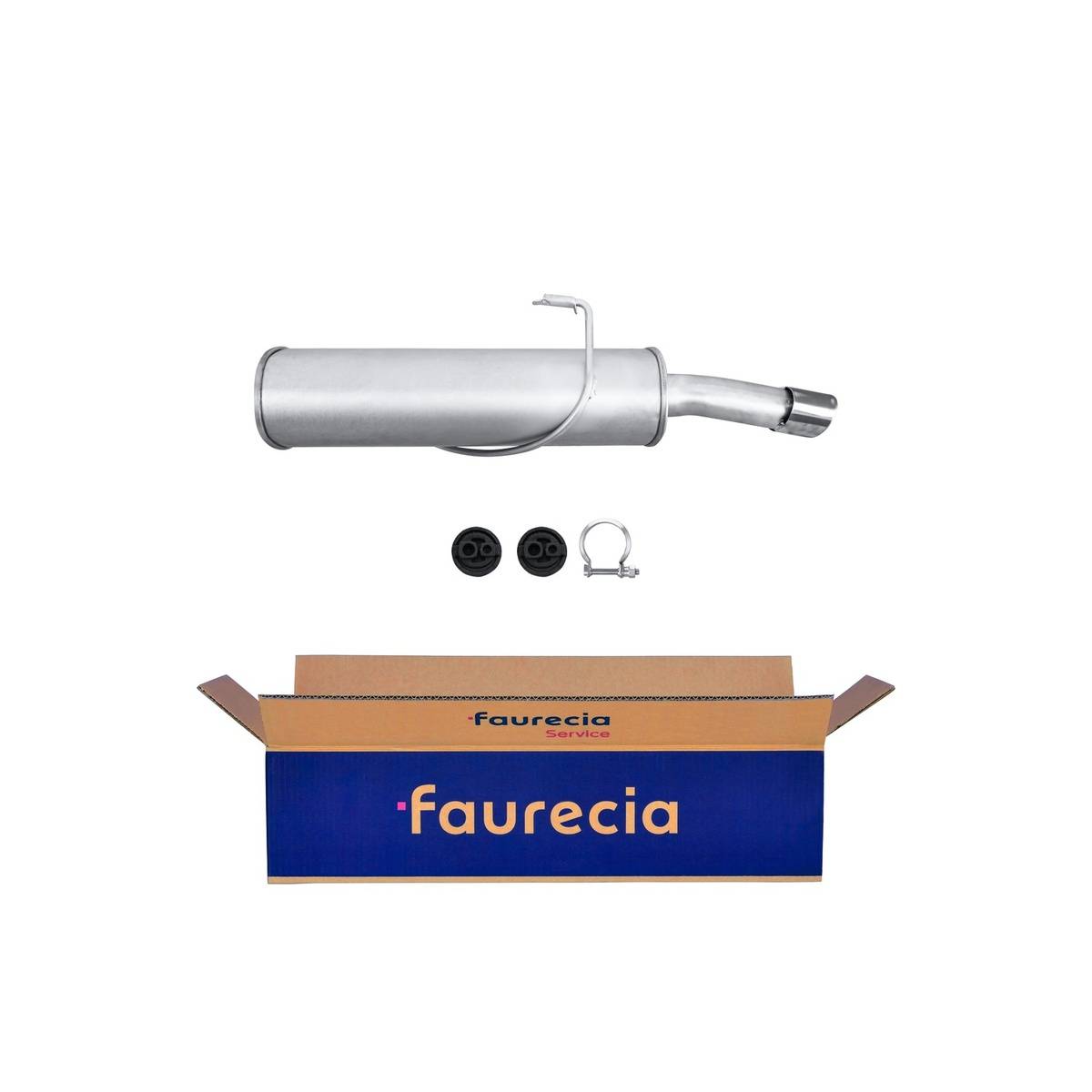 Endschalldämpfer FAURECIA IAM-Expertise passend für u.a. PEUGEOT 206-0