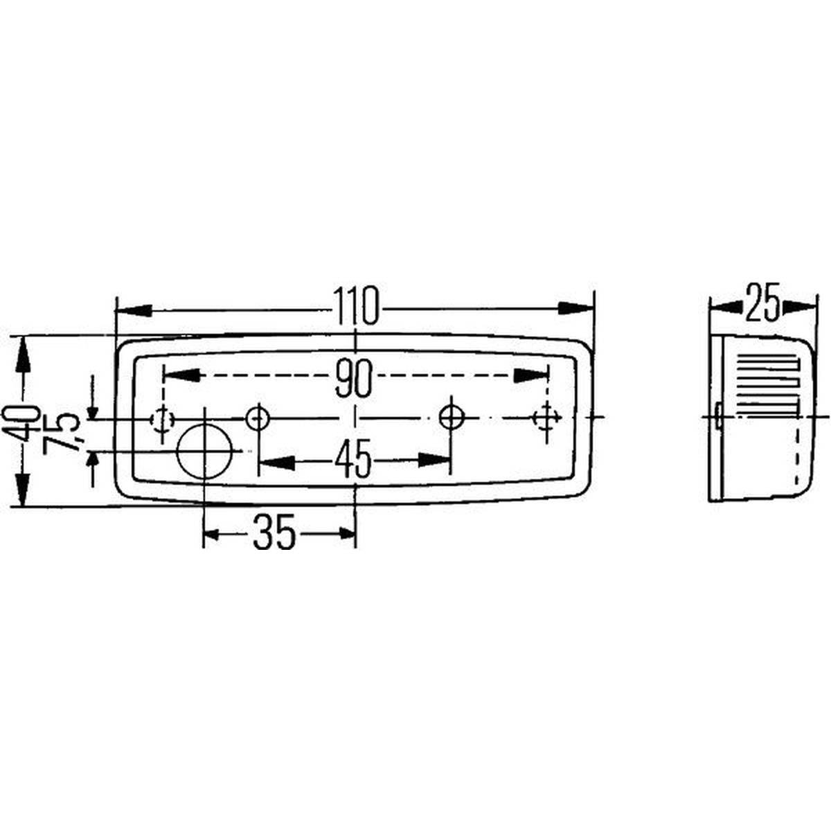 HELLA 2SA 006 717-001 Schlussleuchte - Anbau - links/rechts-2