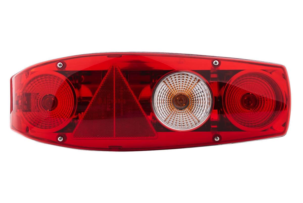 HELLA 2VA 341 419-011 Heckleuchte - Caraluna II - 12V - Einbau - Lichtscheibenfarbe: rot - links-1