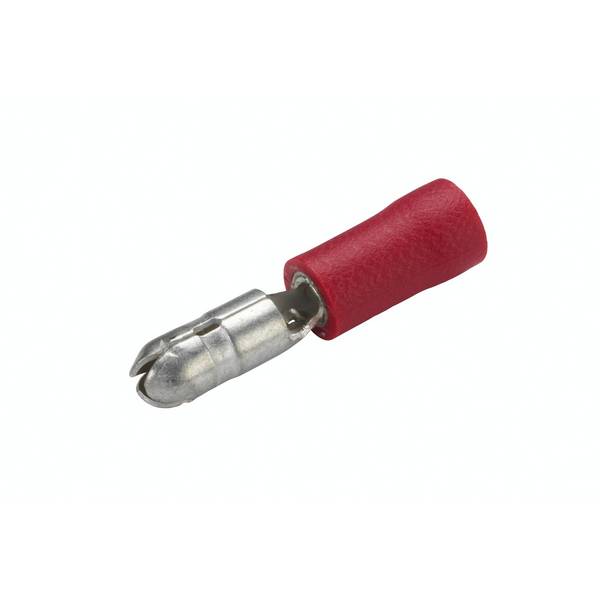 HELLA 8KW 044 040-812 Leitungsverbinder - rot - von: 0.5mm² - bis: 1.0mm² - Rundstecker - Ø: 4mm - S