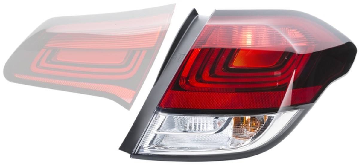 Rückleuchte links 12 V PY21W Glühlampen-Technologie HELLA für u.a. CITROËN C4-1
