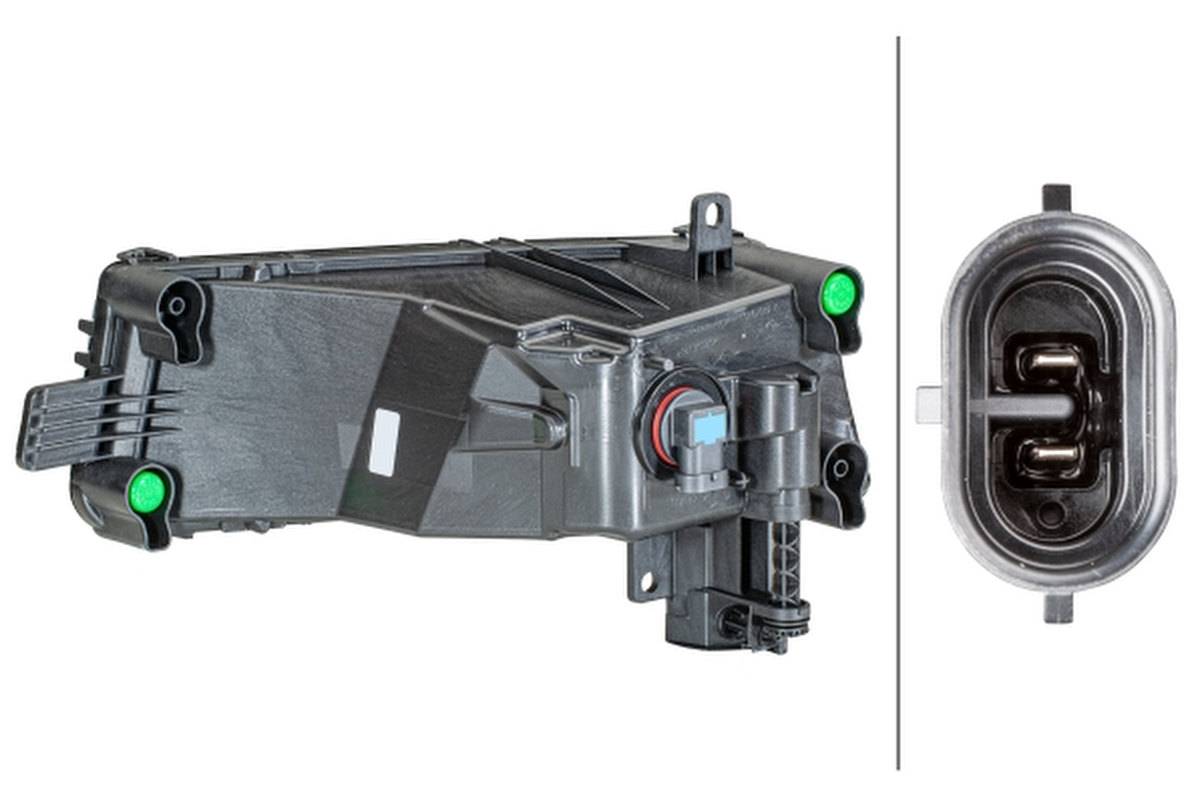 Nebelscheinwerfer rechts 12 V H11 Glühlampen-Technologie HELLA für VW TOURAN-3