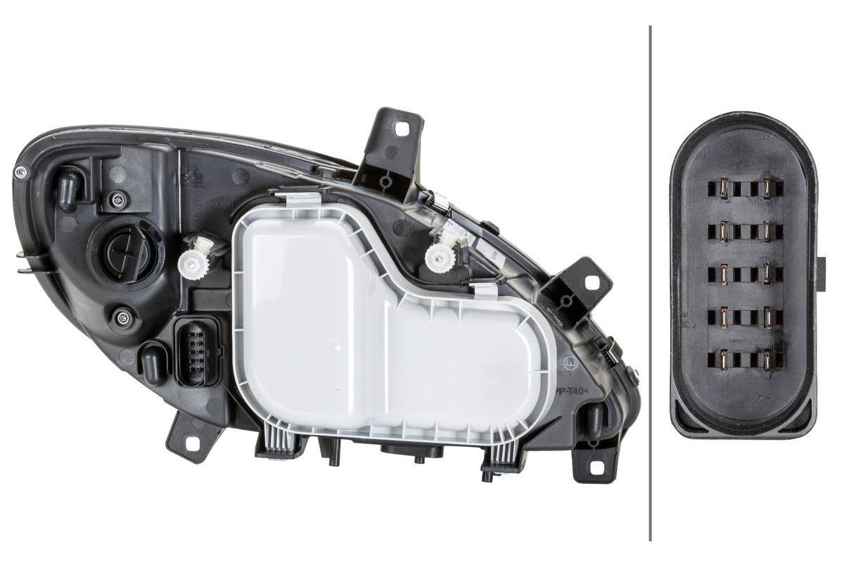Hauptscheinwerfer links 12 V H7/H7 Halogen HELLA für u.a. MERCEDES-BENZ VIANO-2