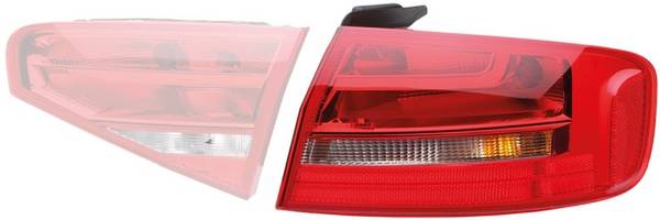 Rückleuchte links 12 V P21W Glühlampen-Technologie HELLA für AUDI A4