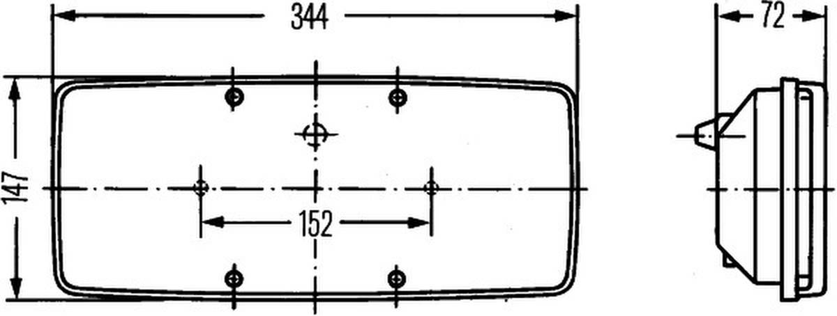 Rückleuchte links 12 V P21W Glühlampen-Technologie HELLA für u.a. MERCEDES-BENZ-1
